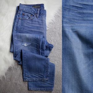 JCrew 26 Slim Broken-In Boyfriend Jeans Distressed